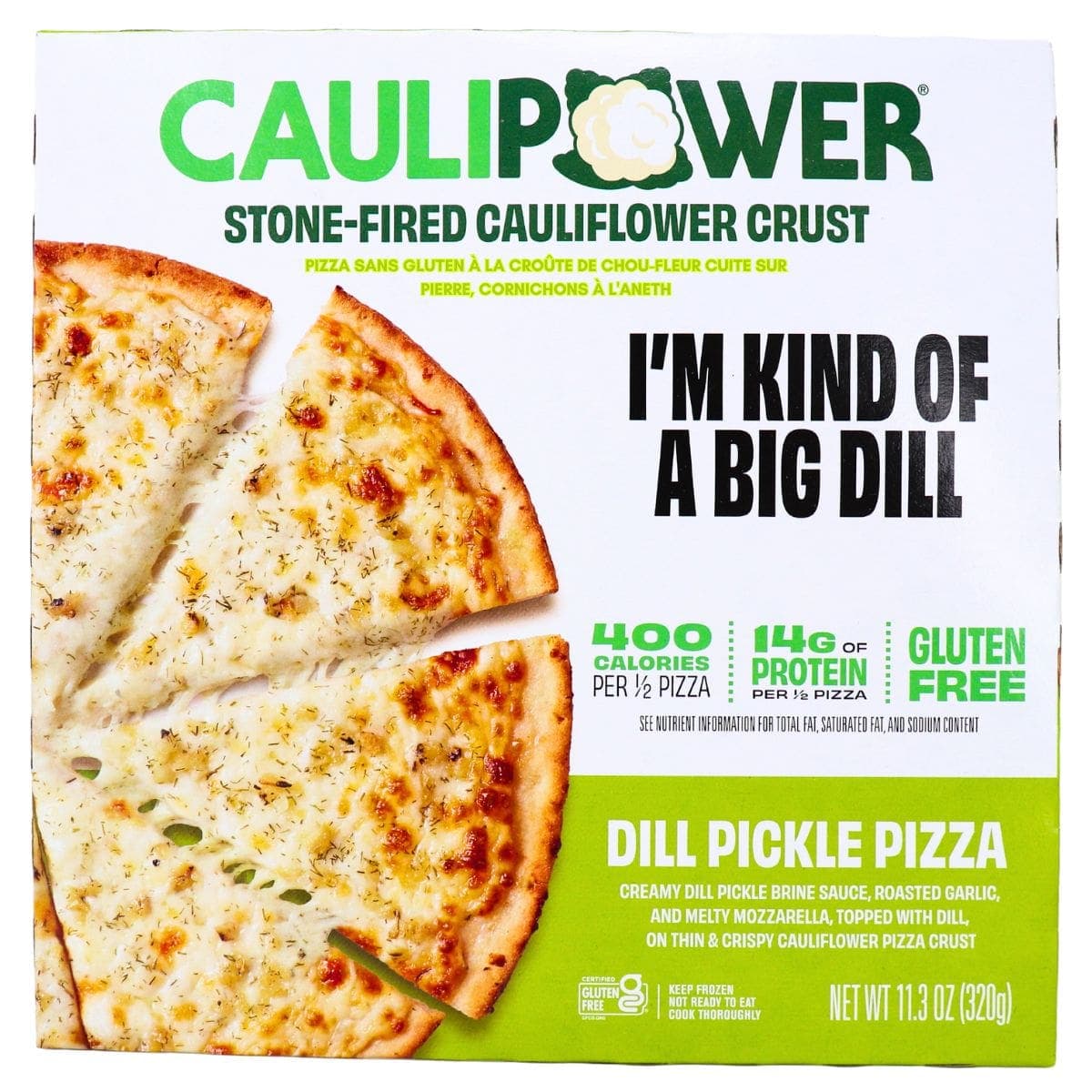 Caulipower Gluten-Free Stone-Fired Cauliflower Crust Pizza Dill Pickle, 320 g