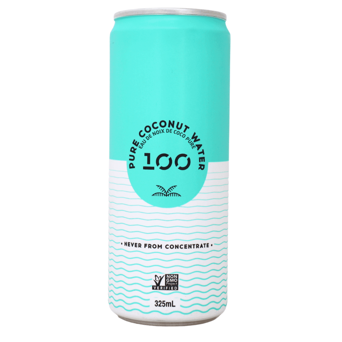 100 Coconuts Pure Coconut Water Drink Original, 325 mL