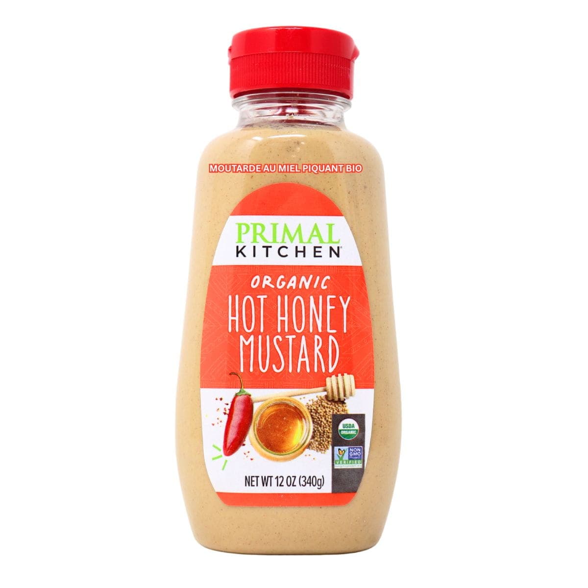 Primal Kitchen Organic Hot Honey Mustard, 340g