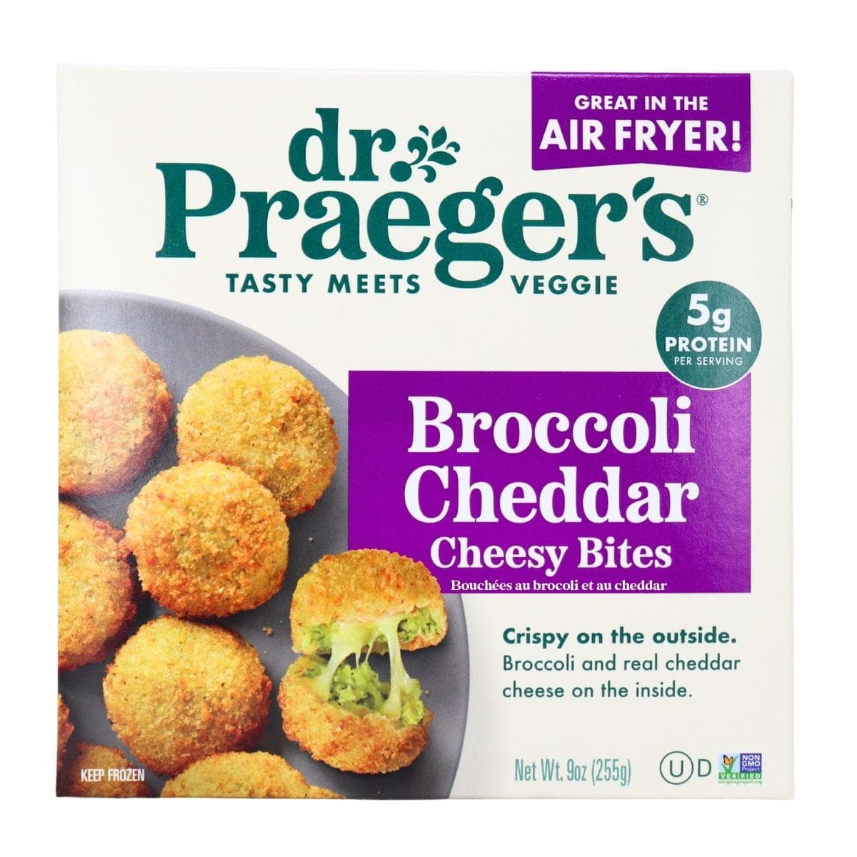 Dr. Praeger’s Broccoli Cheddar Cheesy Bites, 255g