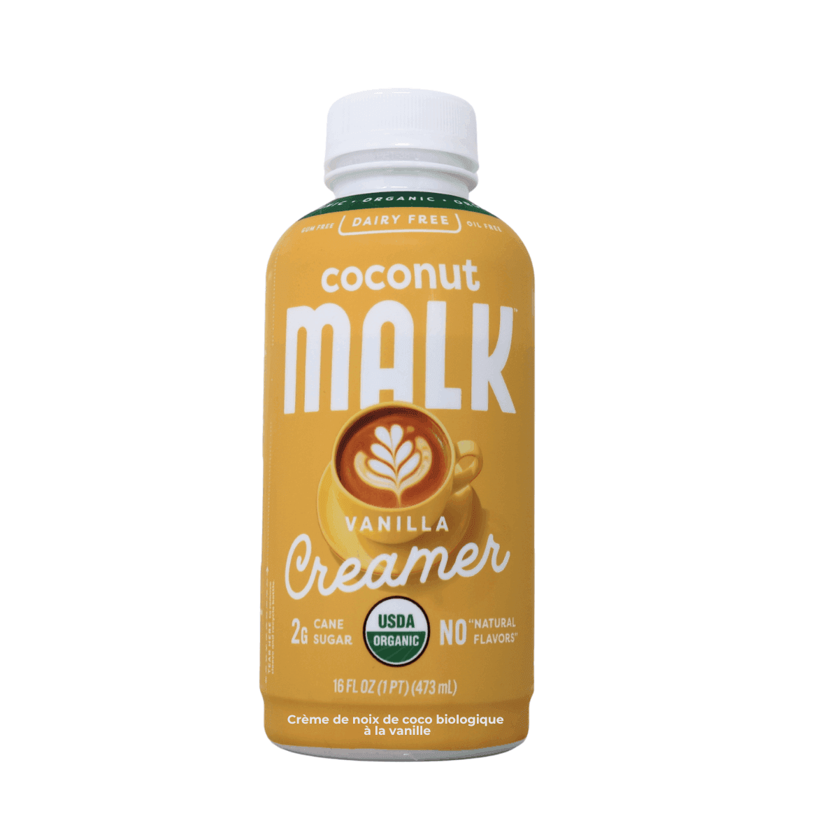 Malk Organic Coconut Creamer Vanilla, 473 mL