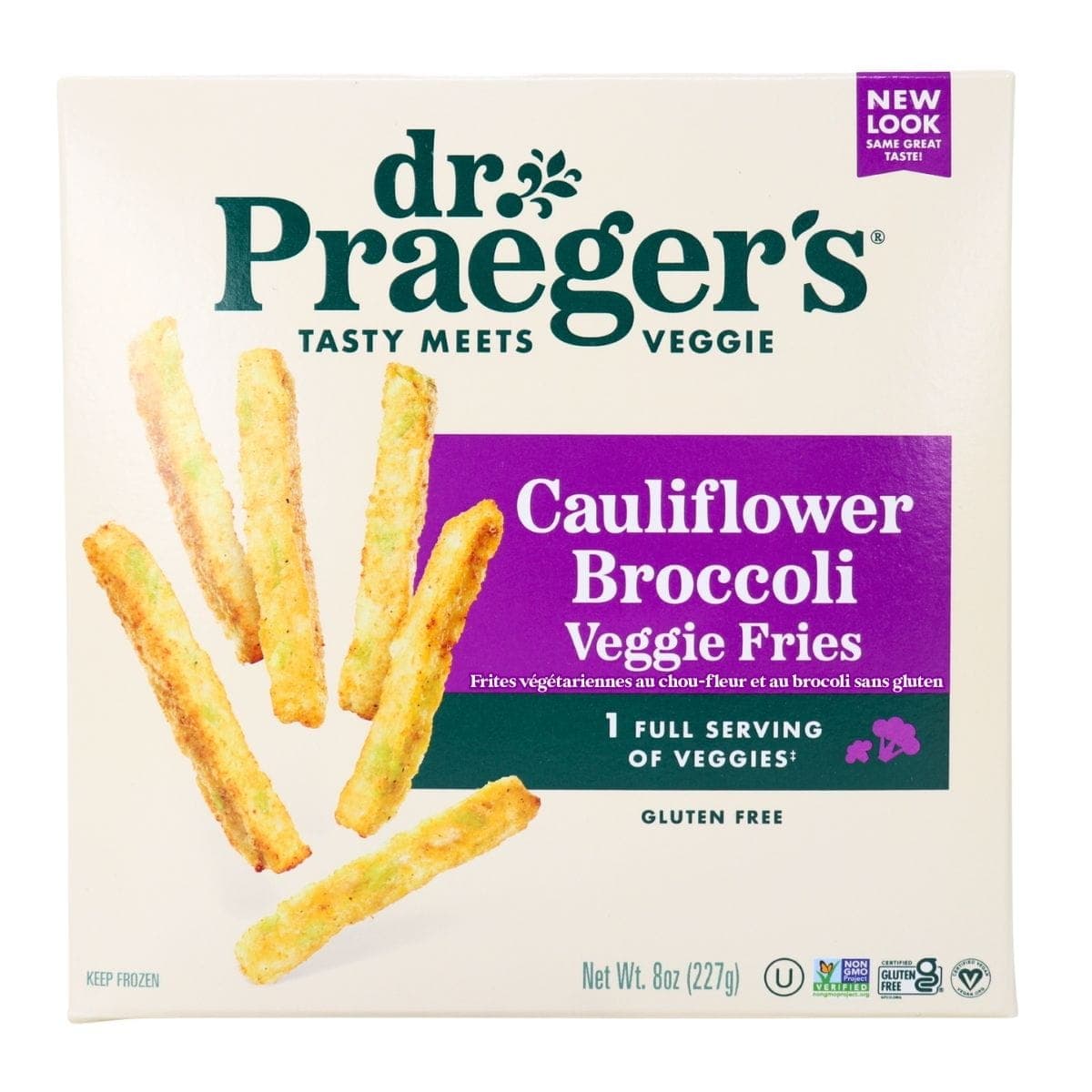 Dr. Praeger’s Gluten-Free Cauliflower Broccoli Veggie Fries, 227g