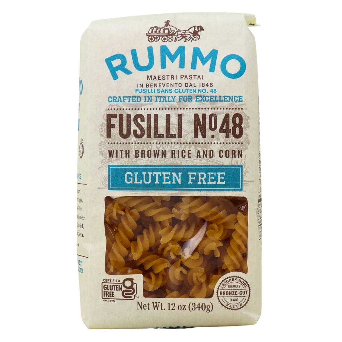 Rummo Gluten-Free Fusilli No. 48, 340g