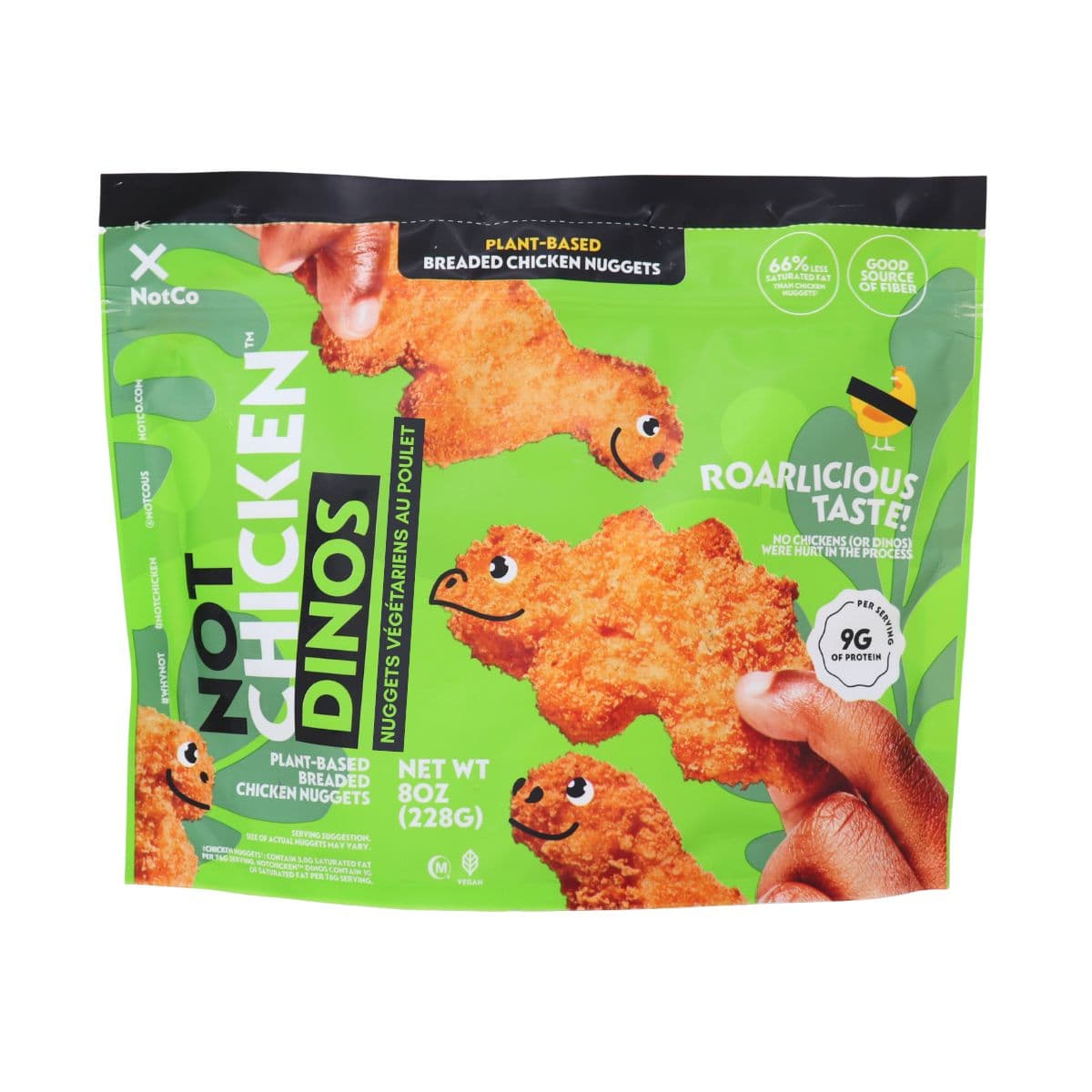 NotCo Plant-Based Not Chicken Dino Nuggets, 228g