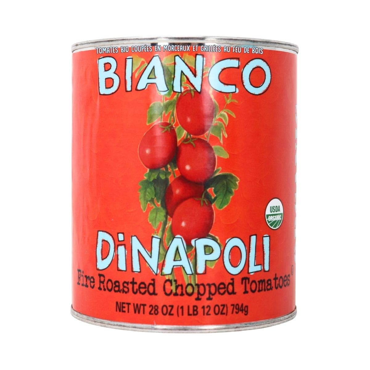 Bianco DiNapoli Organic Fire Roasted Chopped Tomatoes, 794g
