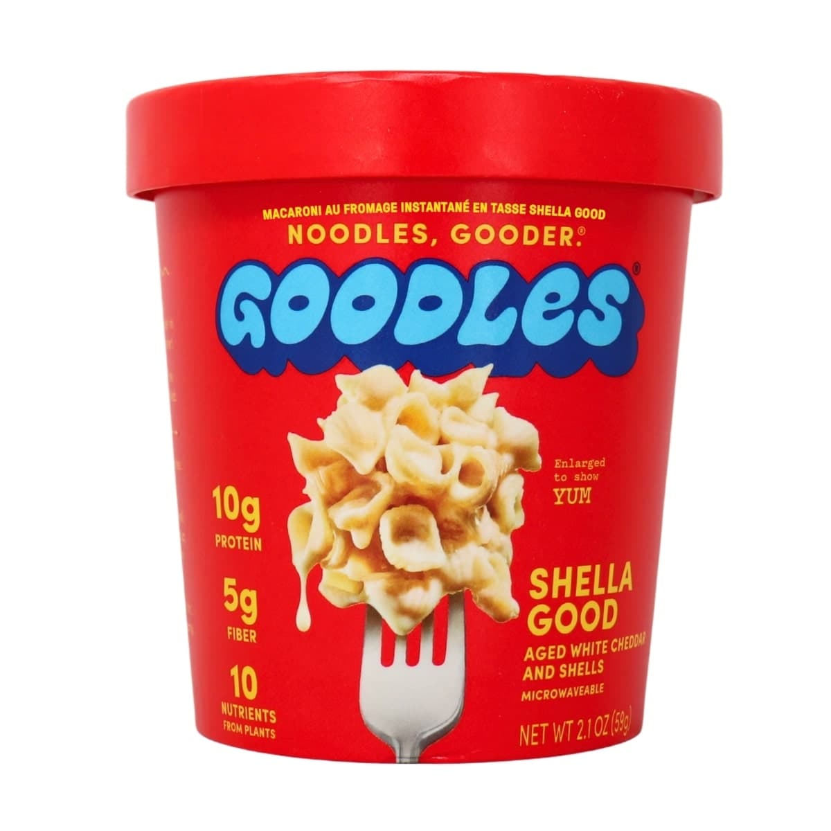Goodles Instant Mac &amp; Cheese Cup Shella Good, 59 g