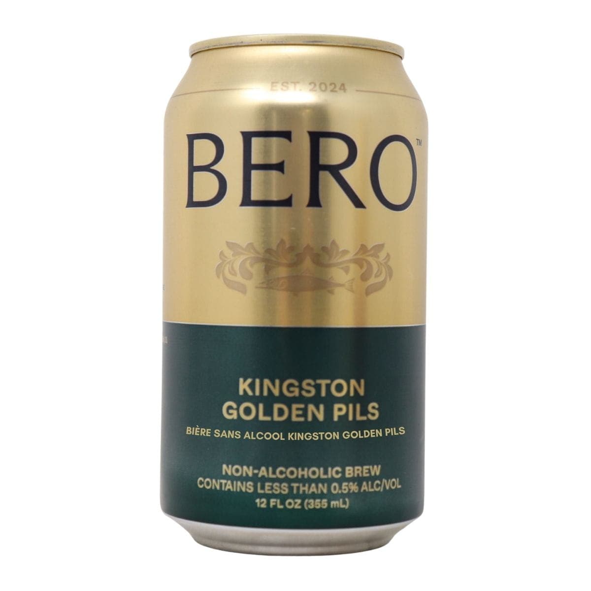 Bero Non-Alcoholic Beer Kingston Golden Pils, 355 mL