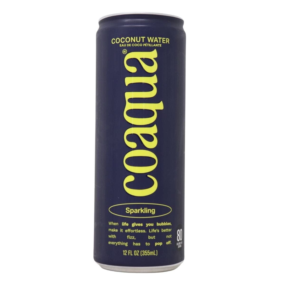 CoAqua Coconut Water Sparkling, 355 mL