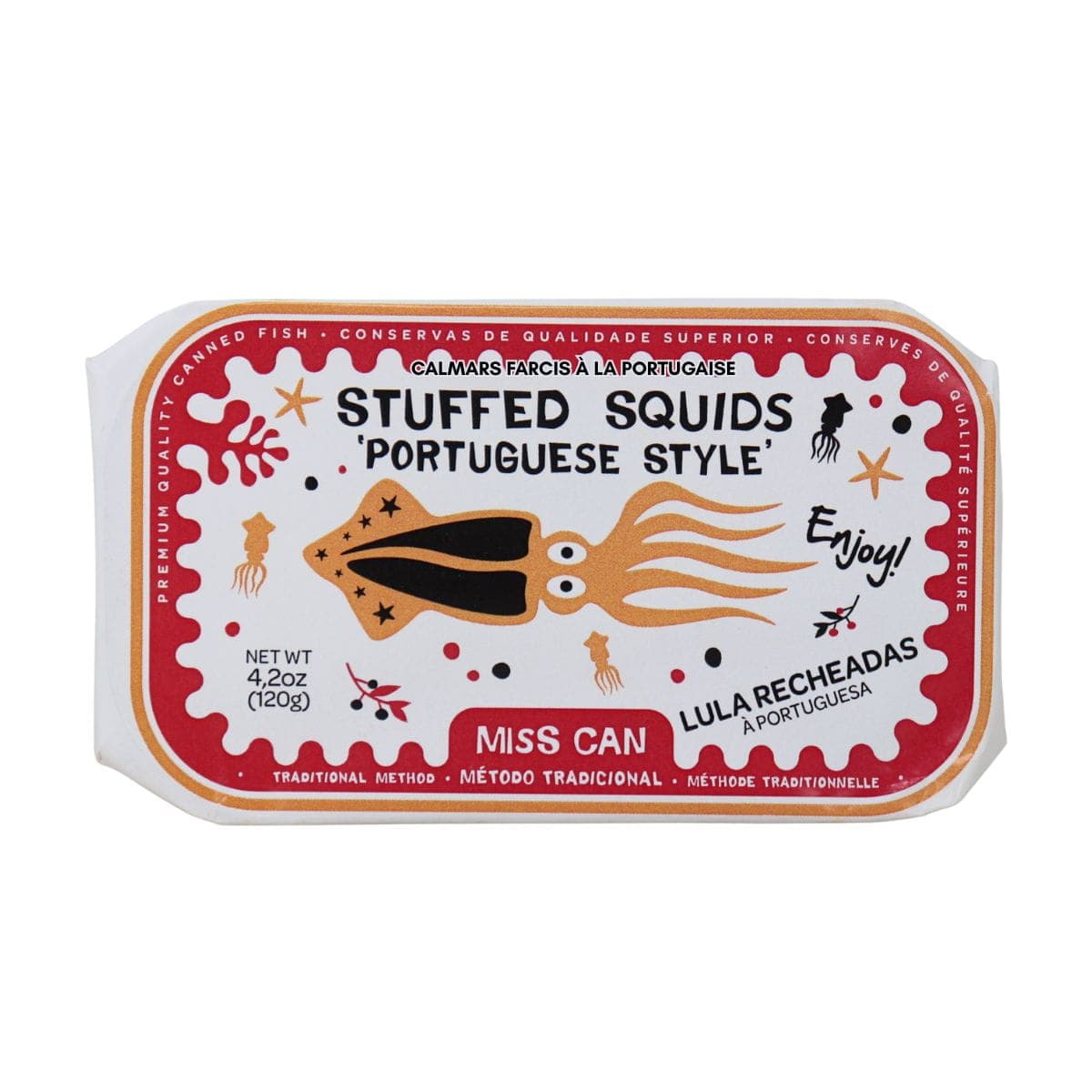 Miss Can Stuffed Squids Portuguese Style, 120g