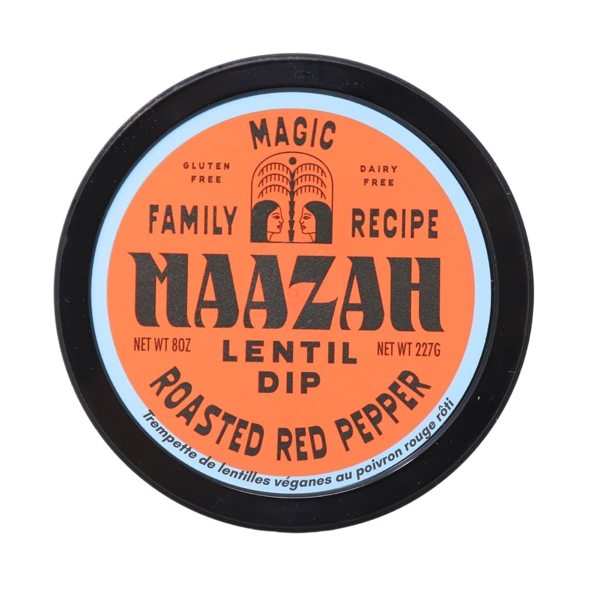 Maazah Vegan Lentil Dip Roasted Red Pepper, 227g