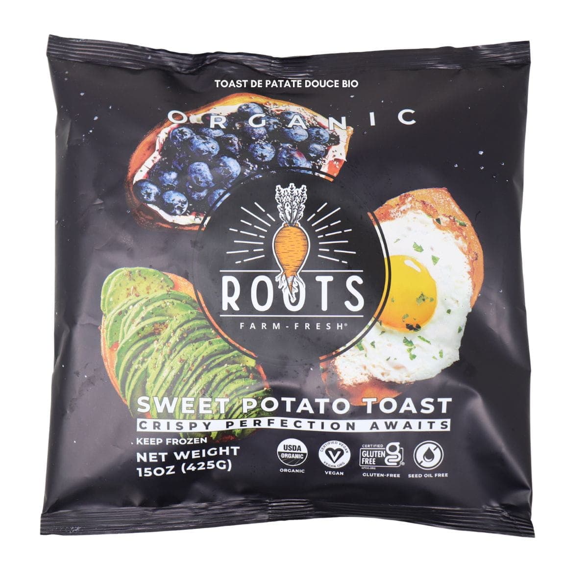 Roots Farm Fresh Organic Sweet Potato Toast, 425g