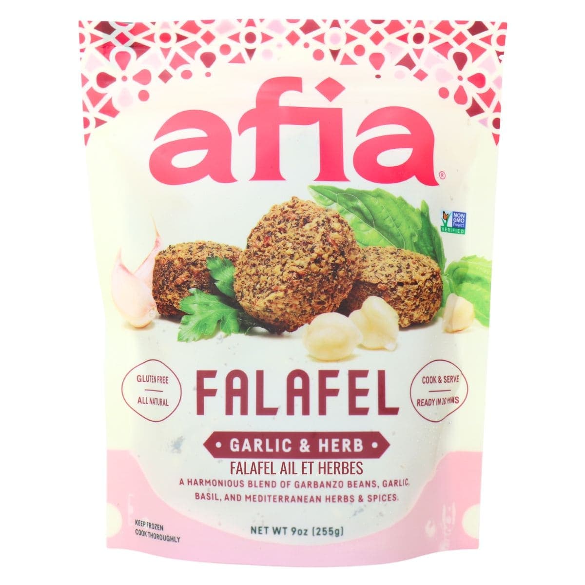 Afia Gluten-Free Falafel Garlic &amp; Herb, 255 g