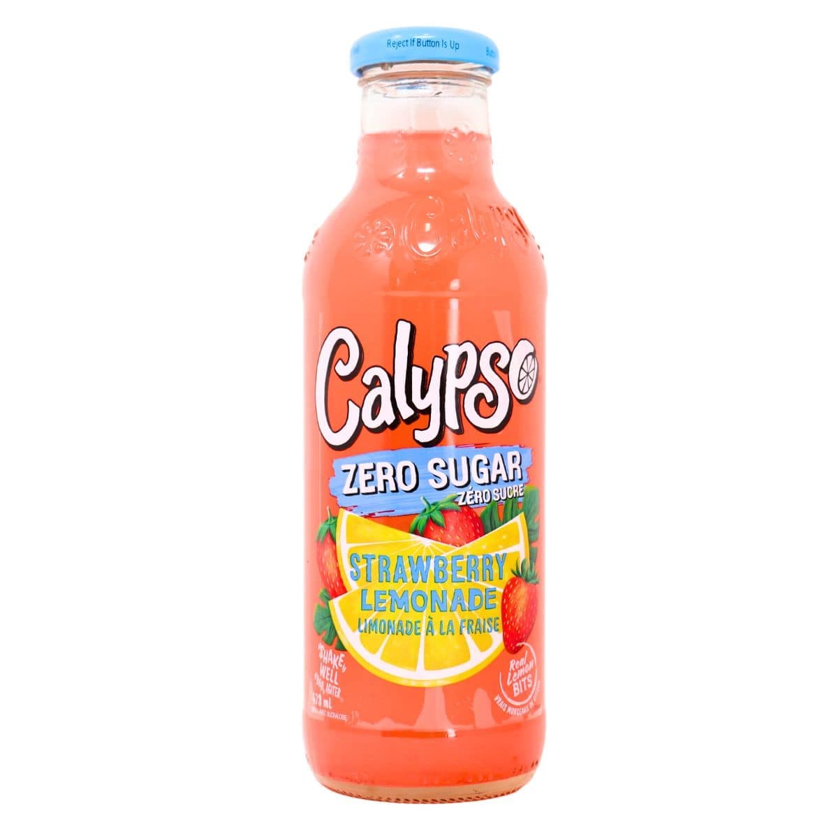 Calypso Zero Sugar Lemonade Strawberry, 473ml