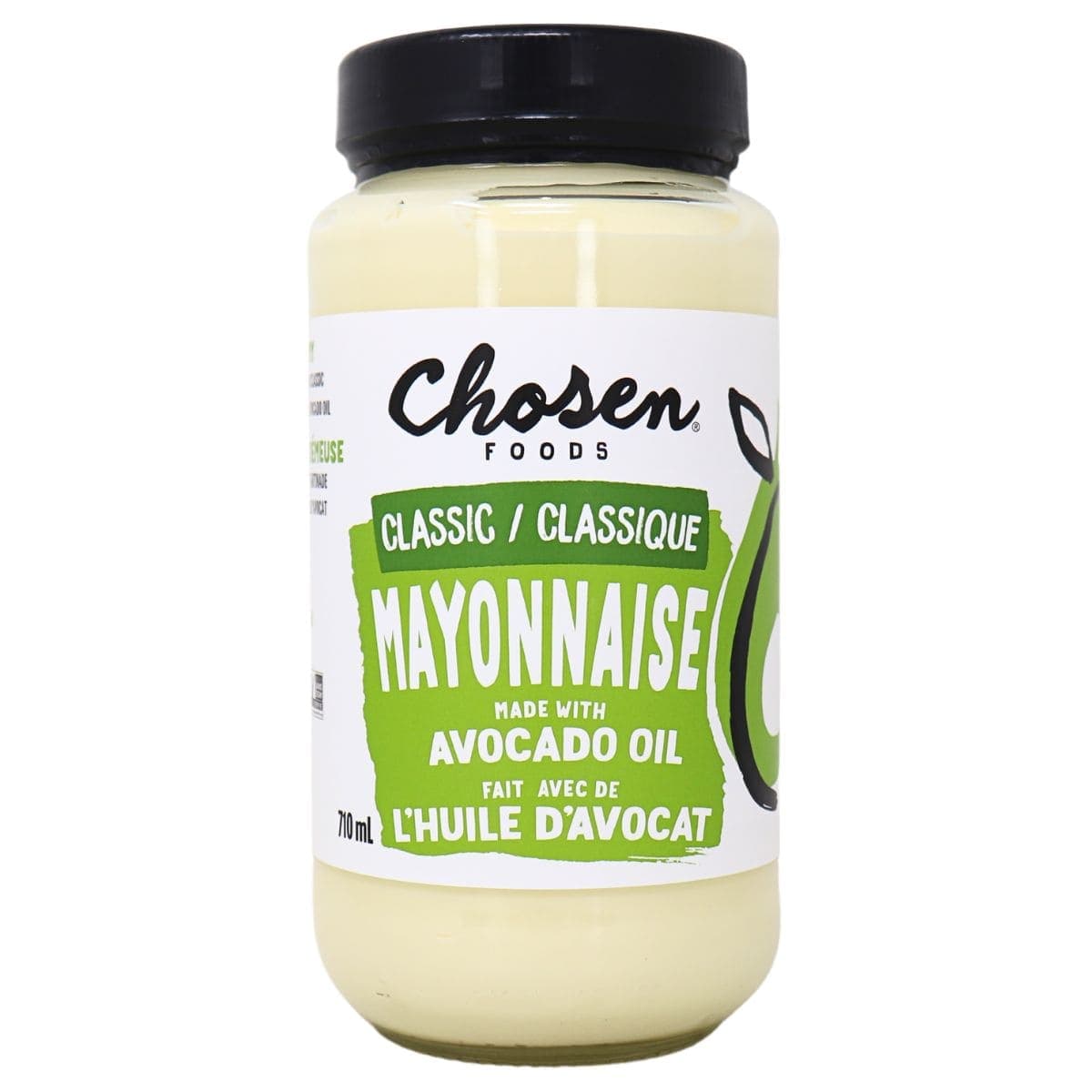 Chosen Foods Classic 100% Avocado Oil Mayonnaise, 710mL