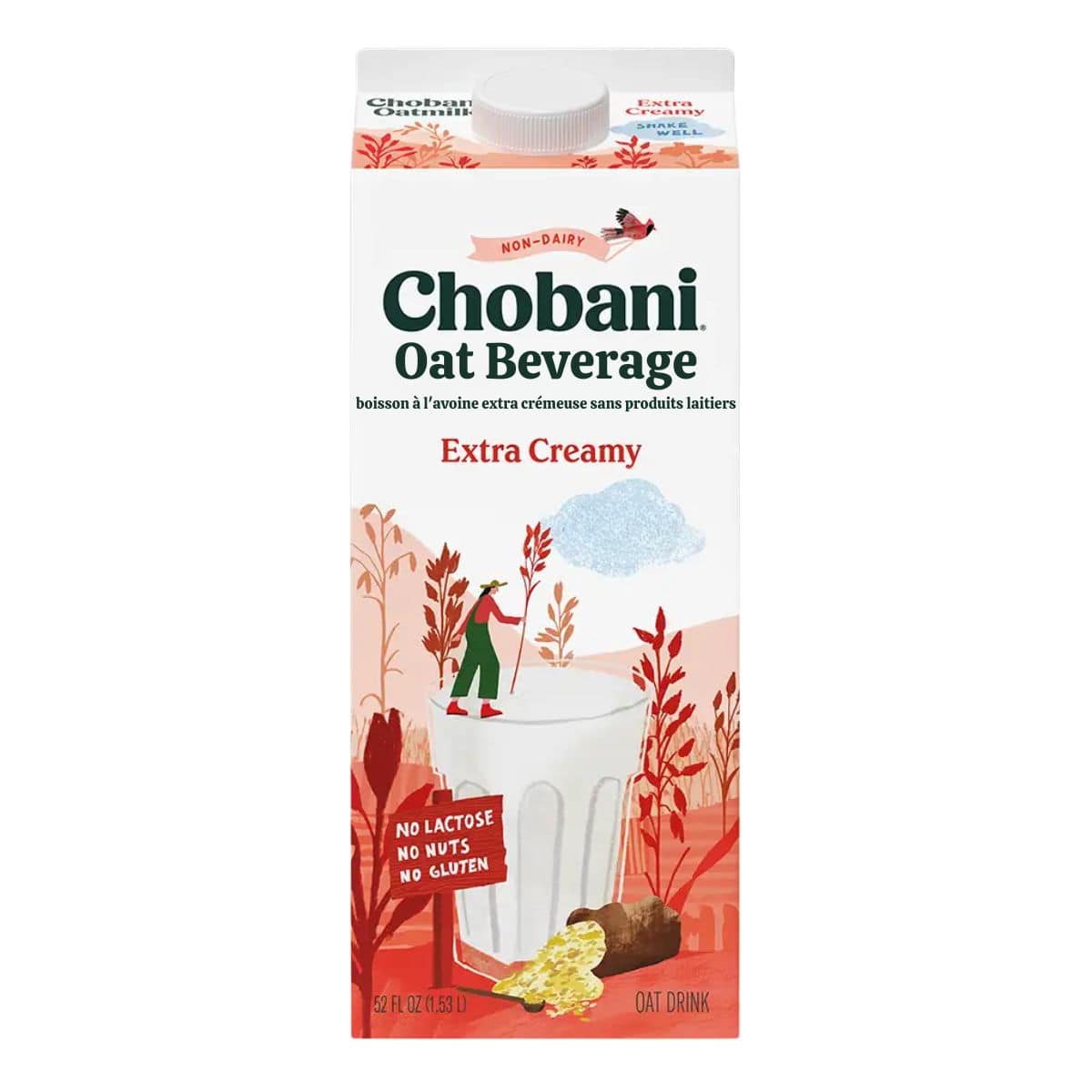Chobani Oat Milk Extra Creamy, 1.53L