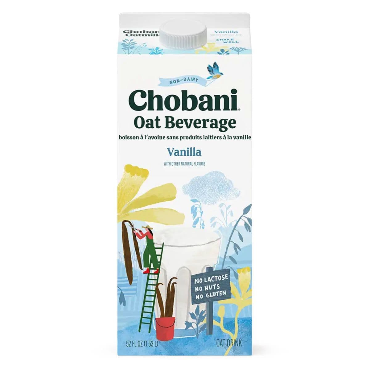 Chobani Oat Milk Vanilla, 1.53L