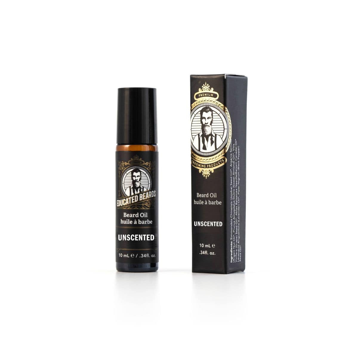 Educated Beards Beard Oil Unscented, 10ml