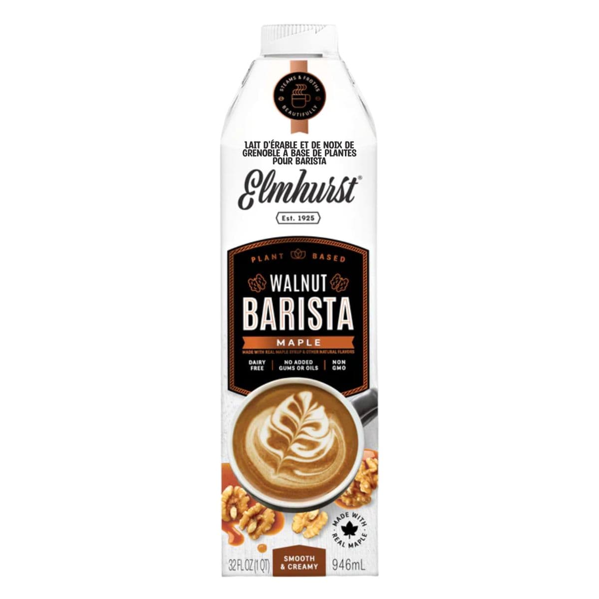 Elmhurst Plant-Based Maple Walnut Barista Edition, 946ml
