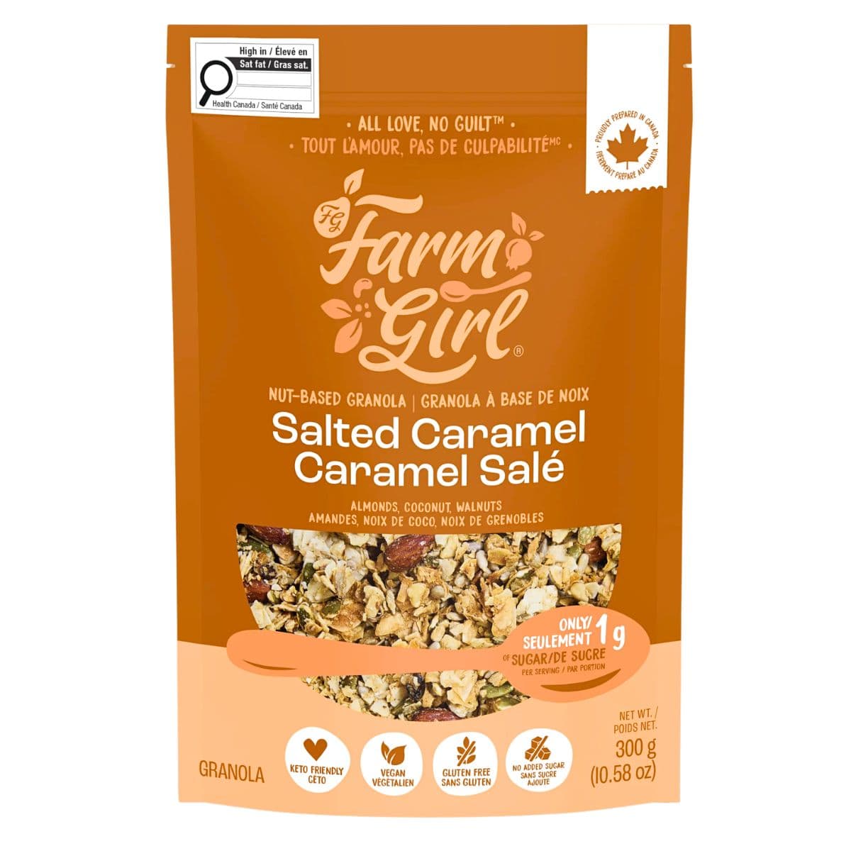 Farm Girl Grain-Free Granola Salted Caramel, 300 g