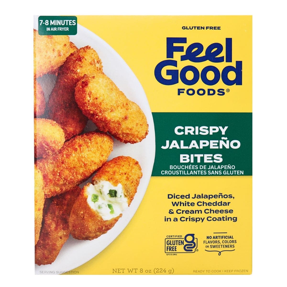 Feel Good Foods Gluten-Free Crispy Jalapeno Bites, 224g