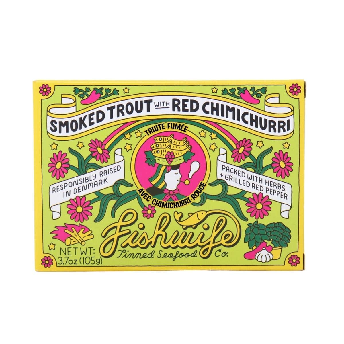 Fishwife Tinned Fish Smoked Trout with Red Chimichurri, 105g