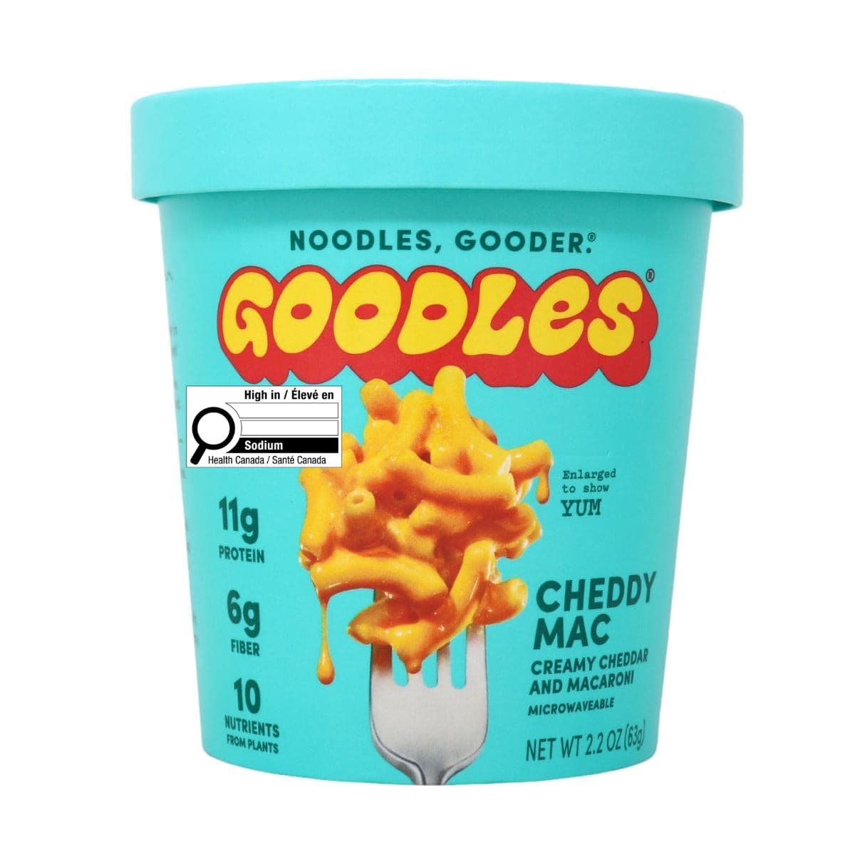 Goodles Instant Mac &amp; Cheese Cup Cheddy Mac, 63 g