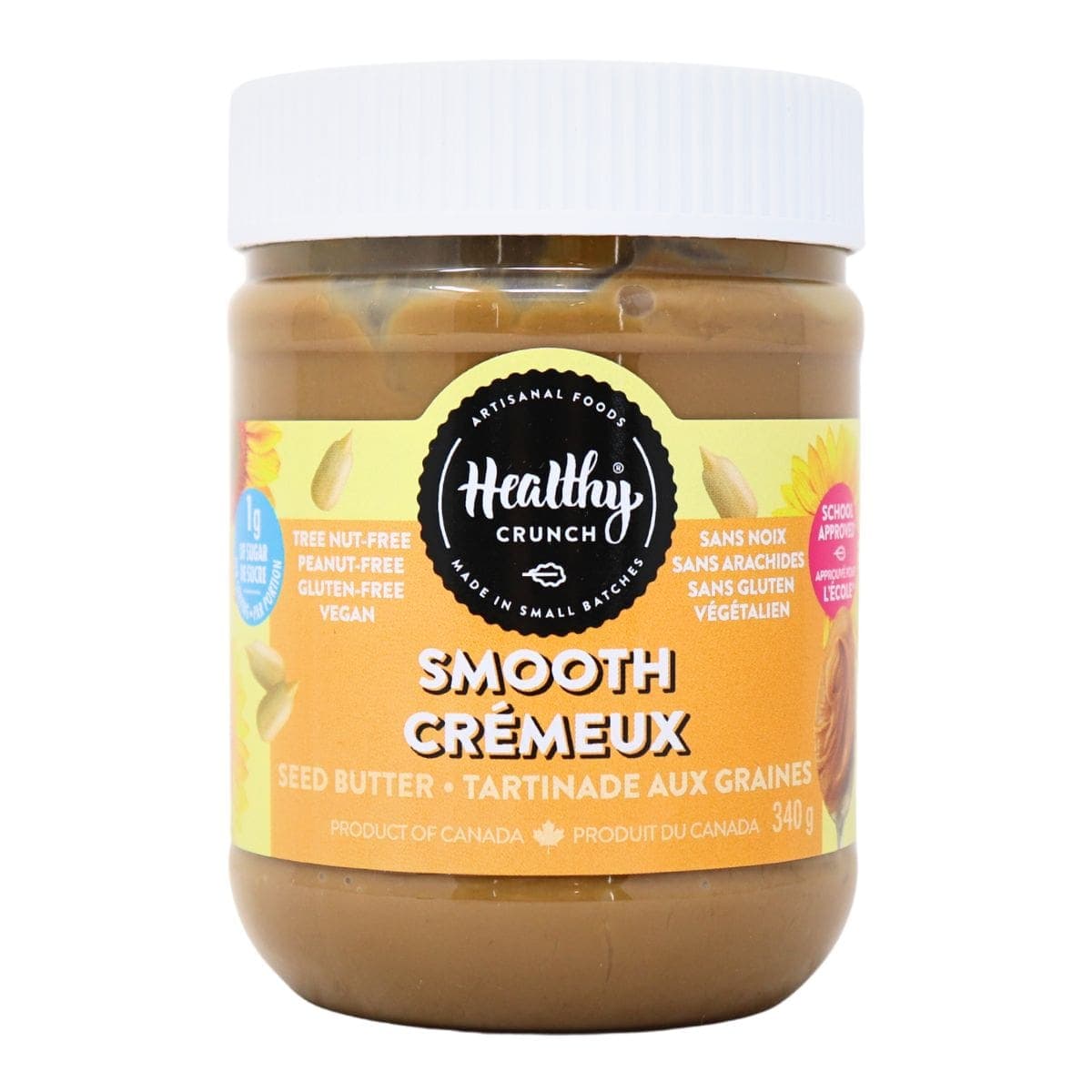 Healthy Crunch Smooth Sunflower Seed Butter, 340g