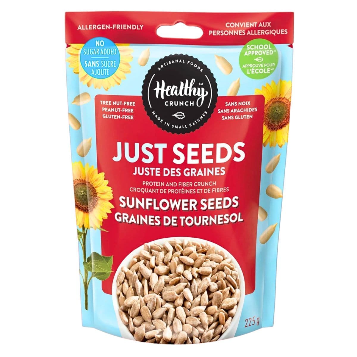 Healthy Crunch Just Seeds Sunflower Seeds, 225g