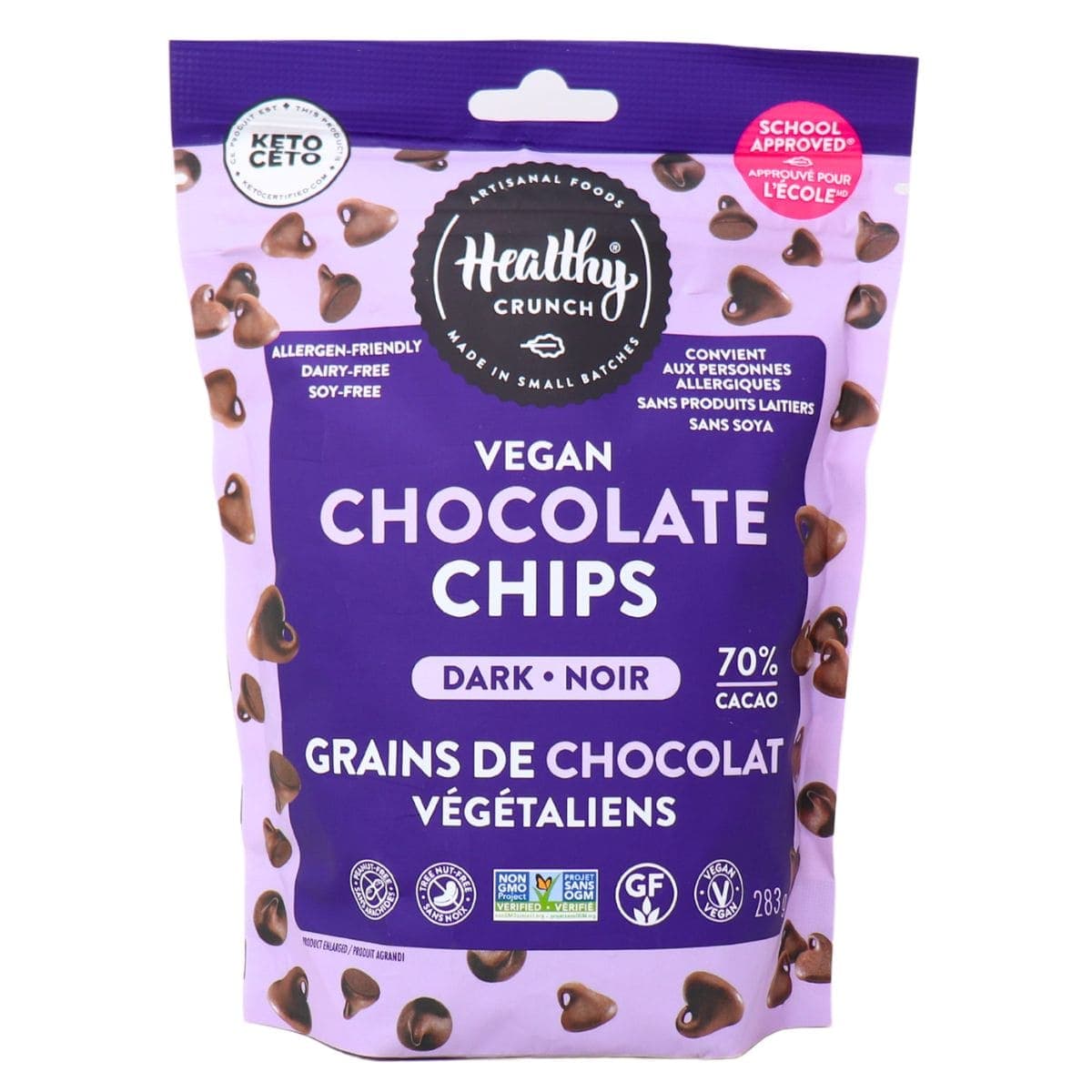 Healthy Crunch Vegan Dark Chocolate Chips, 283g