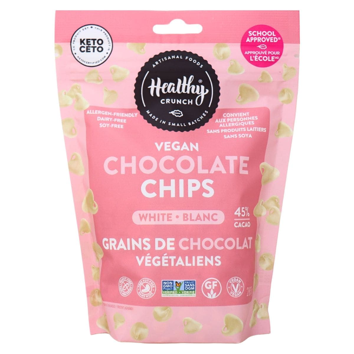 Healthy Crunch Vegan White Chocolate Chips, 283g