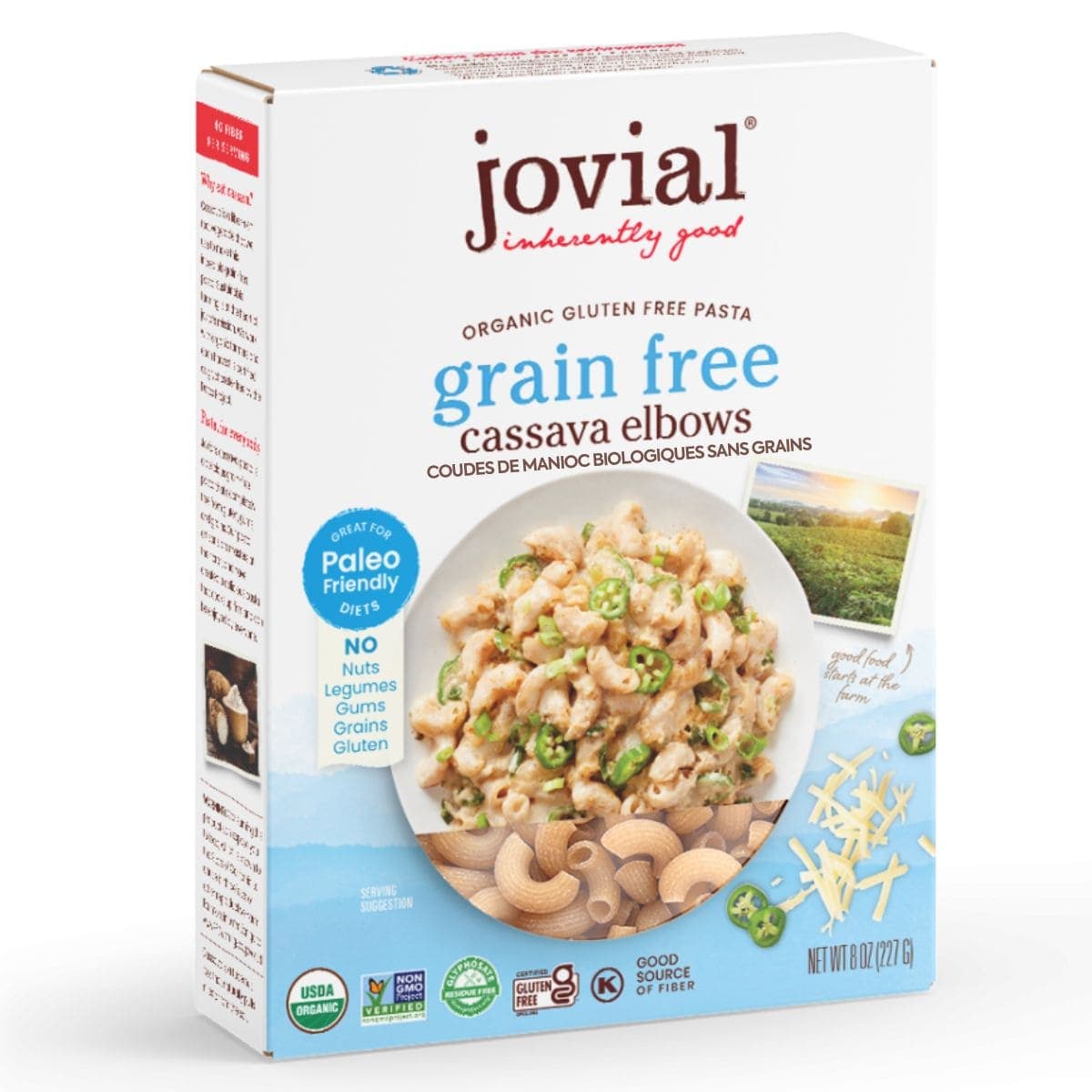Jovial Organic Grain-Free Cassava Elbows, 227g
