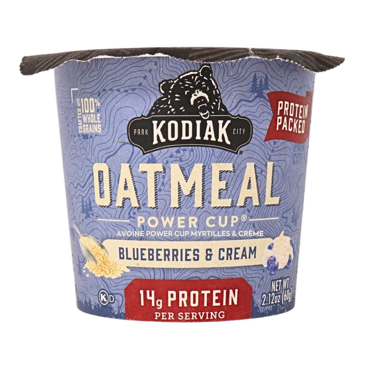 Kodiak Oatmeal Power Cup Blueberries &amp; Cream, 60g