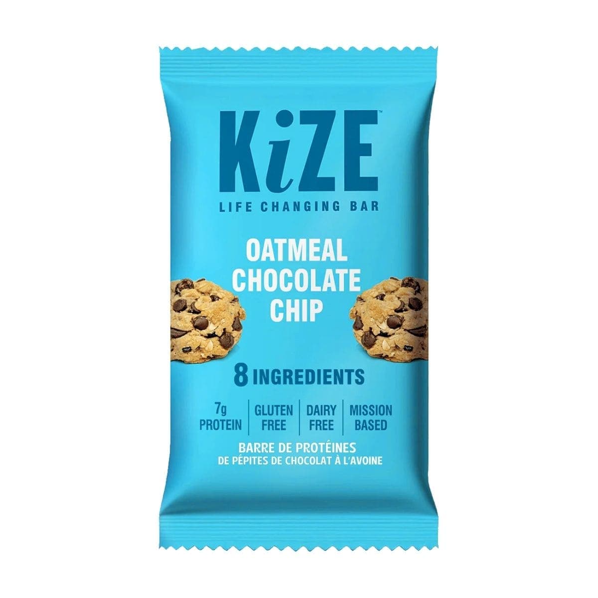KiZE Protein Energy Bar Oatmeal Chocolate Chip, 43g