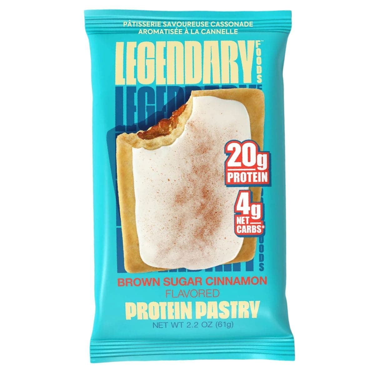 Legendary Foods Protein Pastry Brown Sugar Cinnamon Flavoured, 61g