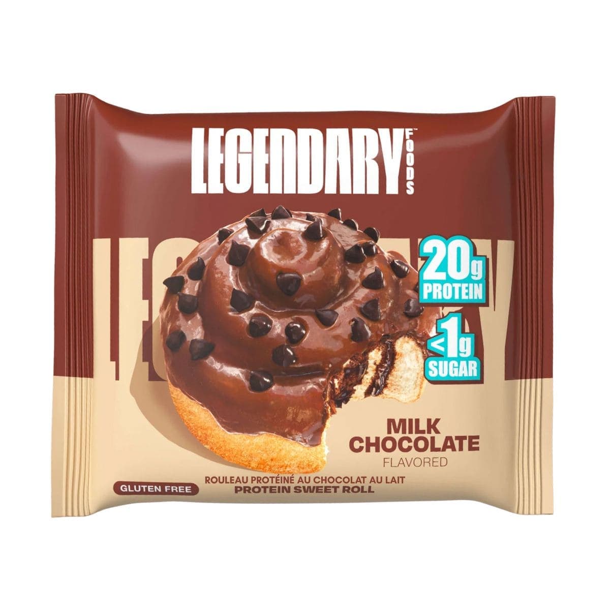 Legendary Foods Protein Sweet Roll Milk Chocolate, 67g