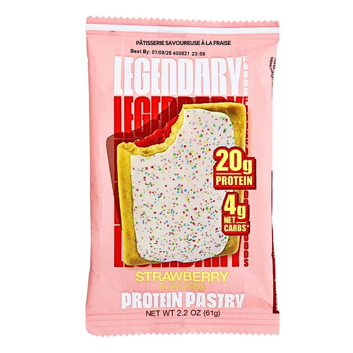 Legendary Foods Protein Pastry Strawberry Flavoured, 61g