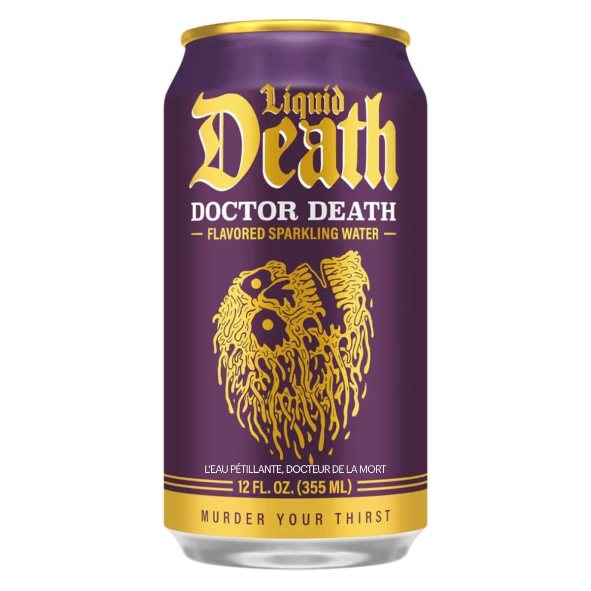 Liquid Death Sparkling Water Doctor Death, 355 mL