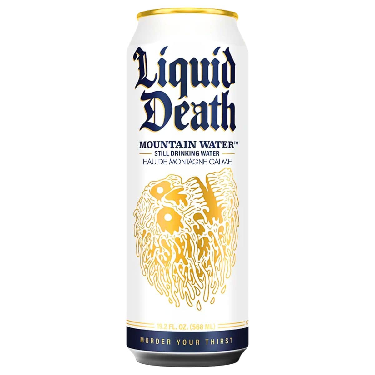 Liquid Death Still Artesian Mountain Water, 568ml