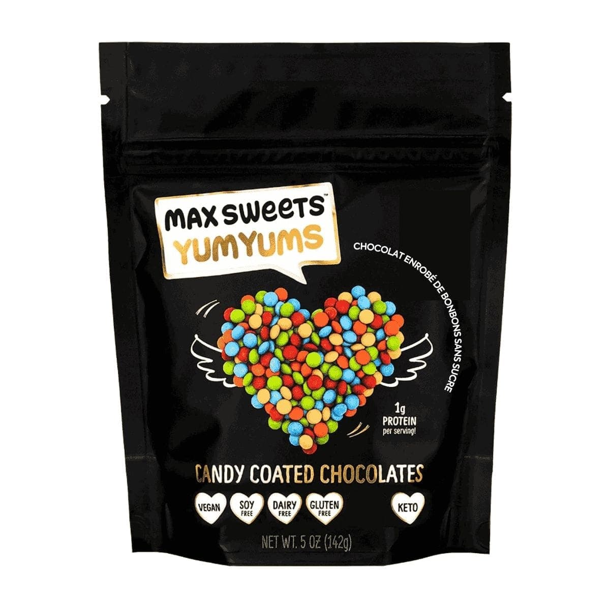 Max Sweets Sugar Free YumYums Candy Coated Chocolate, 142g