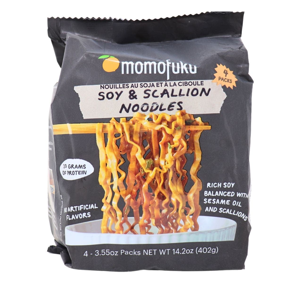 Momofuku Noodles Soy &amp; Scallion, 4 Packets