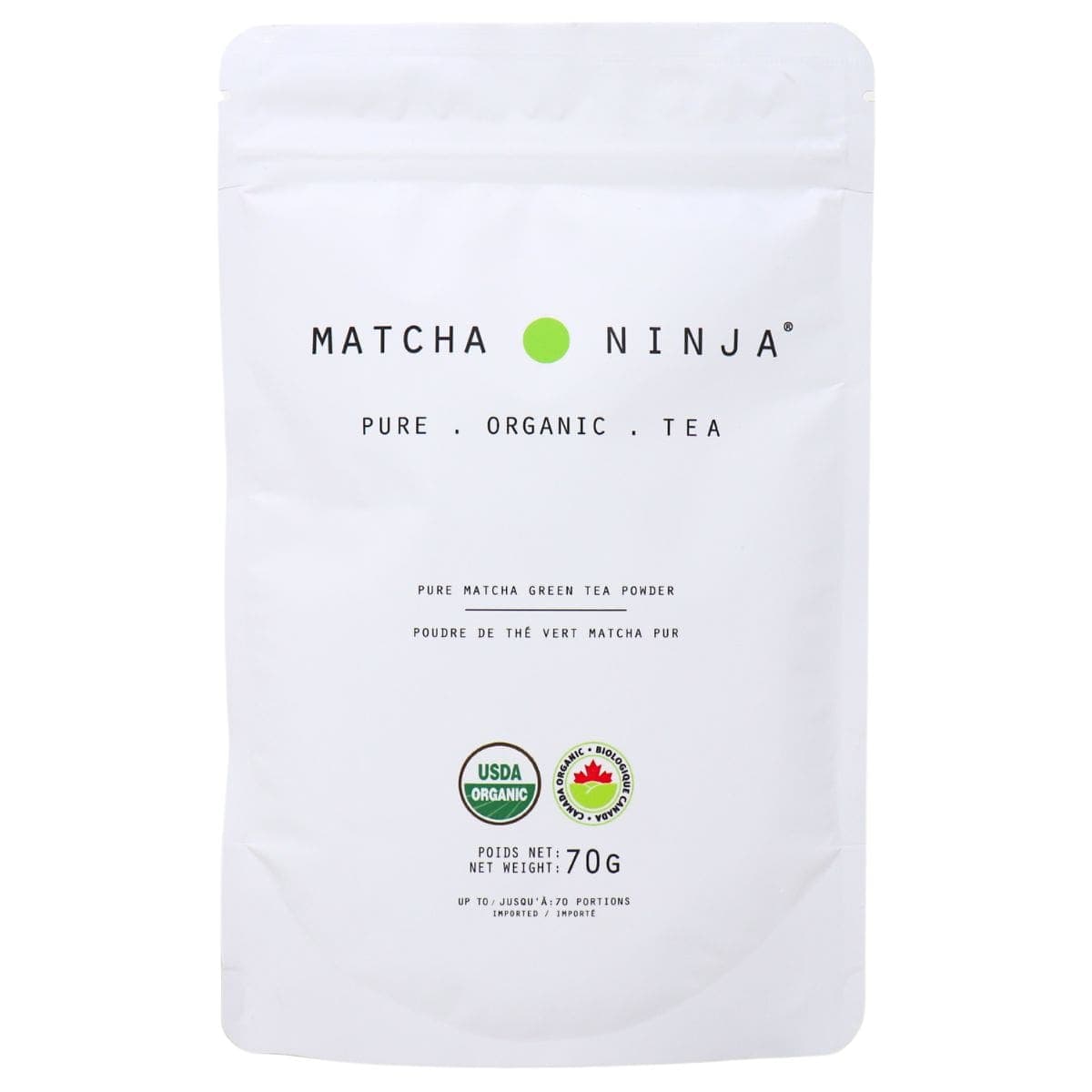 Matcha Ninja Pure Matcha Green Tea Powder, 70g