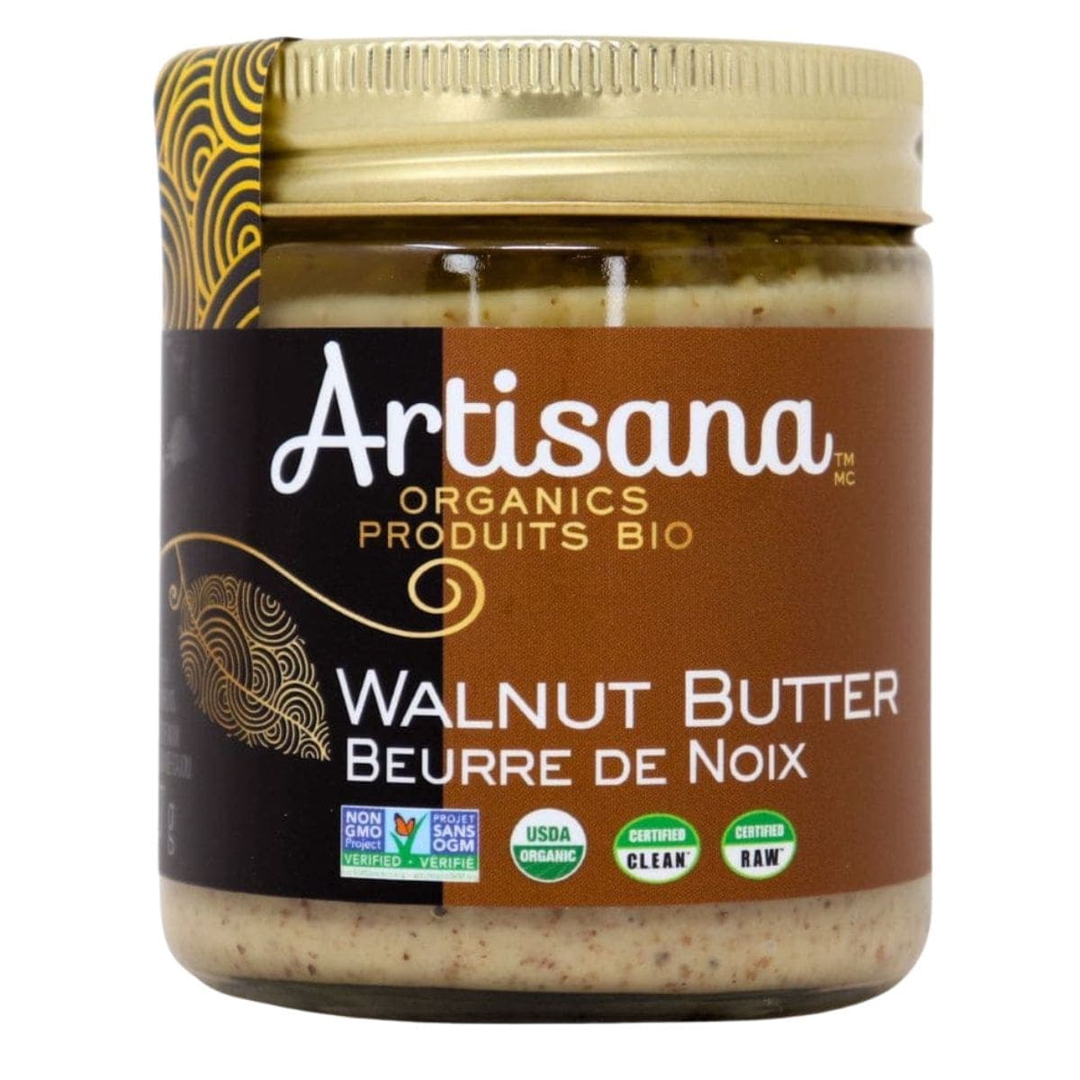 Artisana Organic Raw Walnut Butter with Cashews, 227g