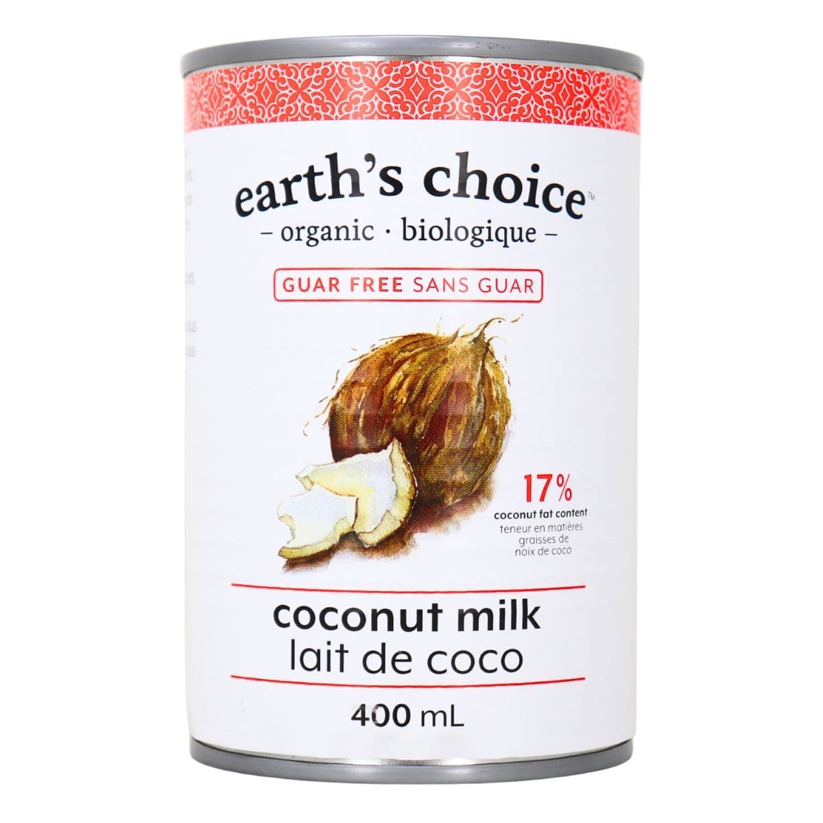 Earth’s Choice Organic Guar-Free Coconut Milk, 400mL