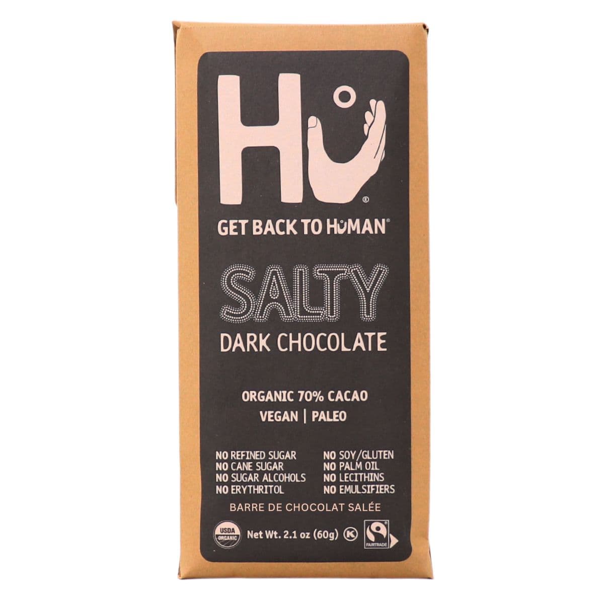 Hu Kitchen Salty Chocolate Bar, 60g