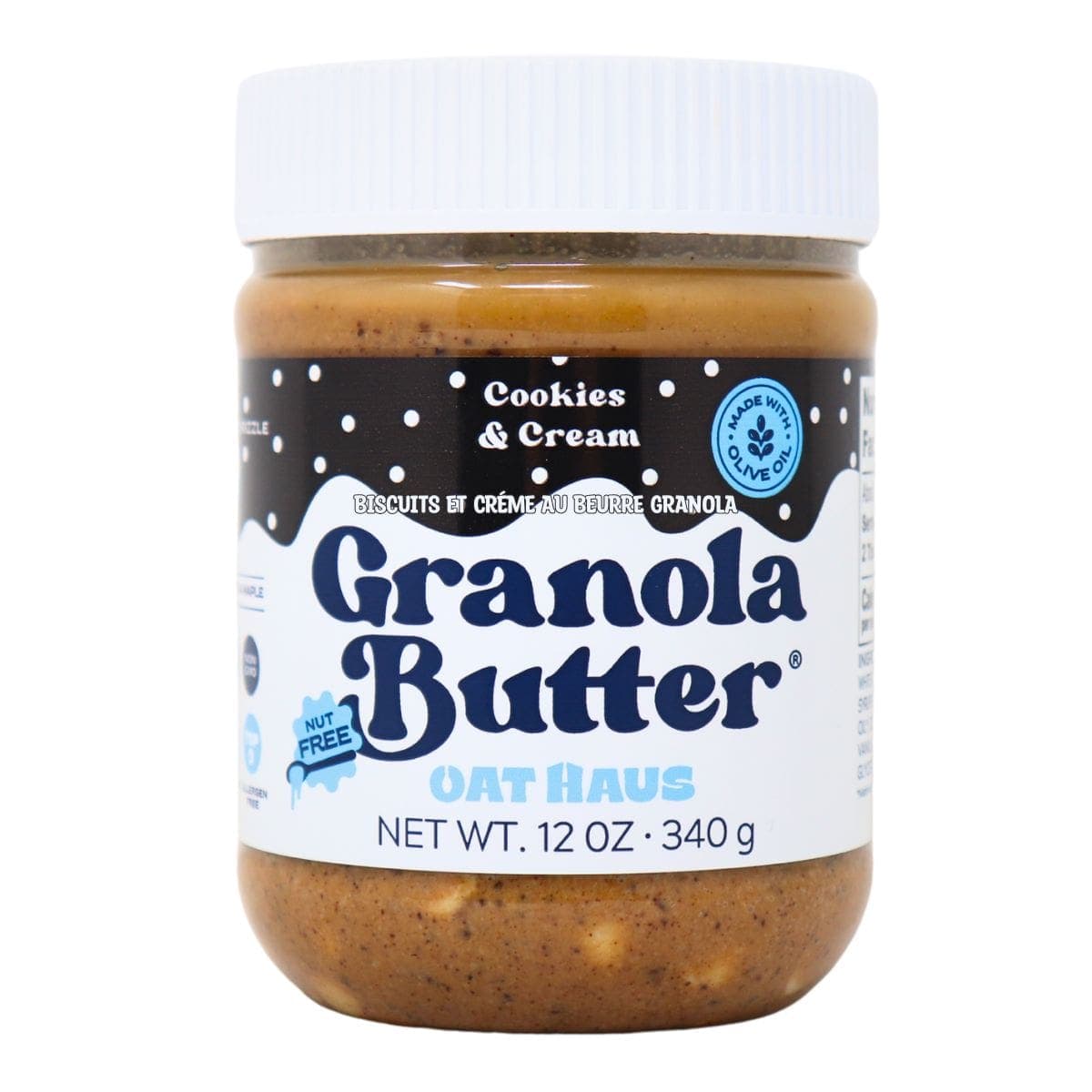 Oat Haus Granola Butter Cookies &amp; Cream, 340g
