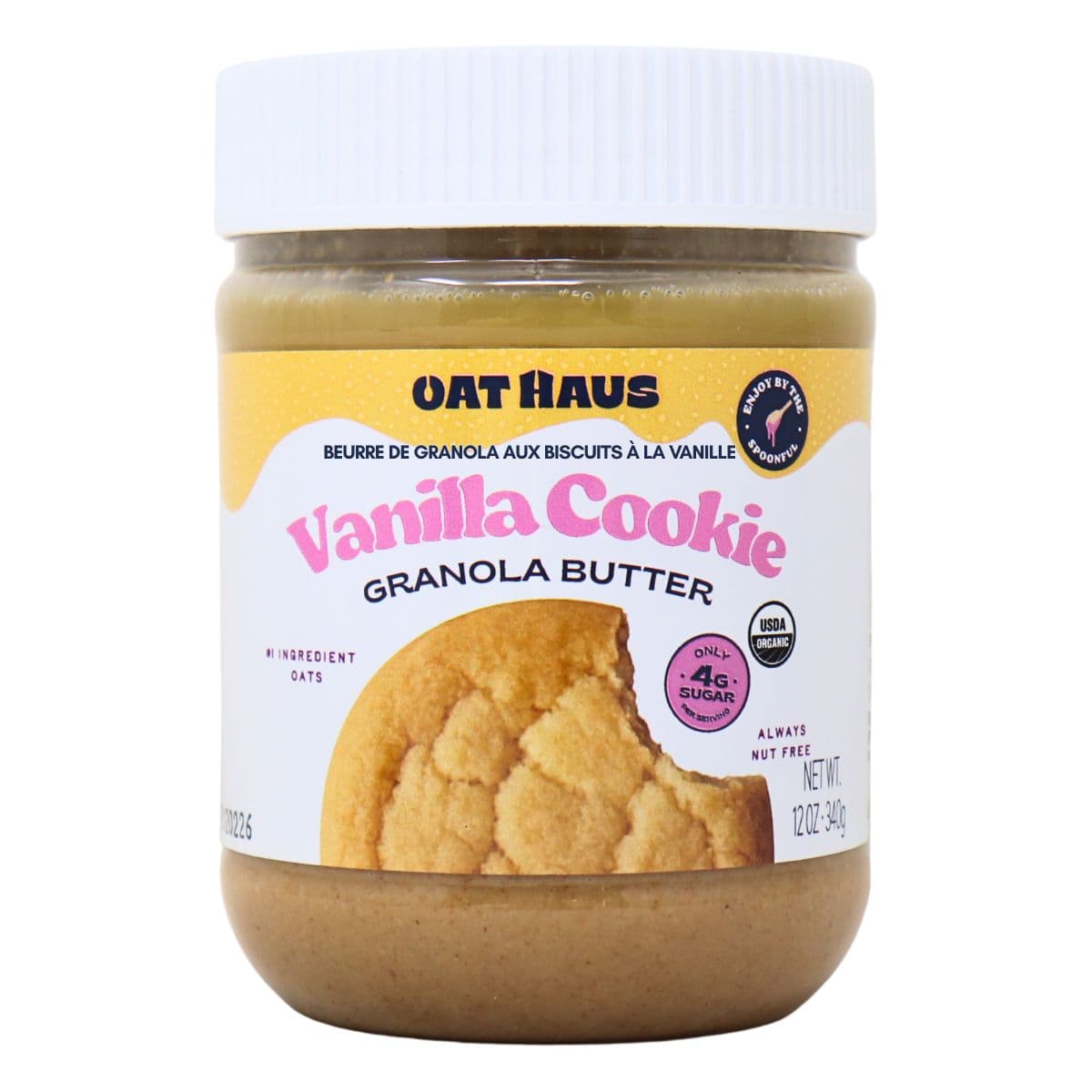 Oat Haus Granola Butter Vanilla Cookie, 340g