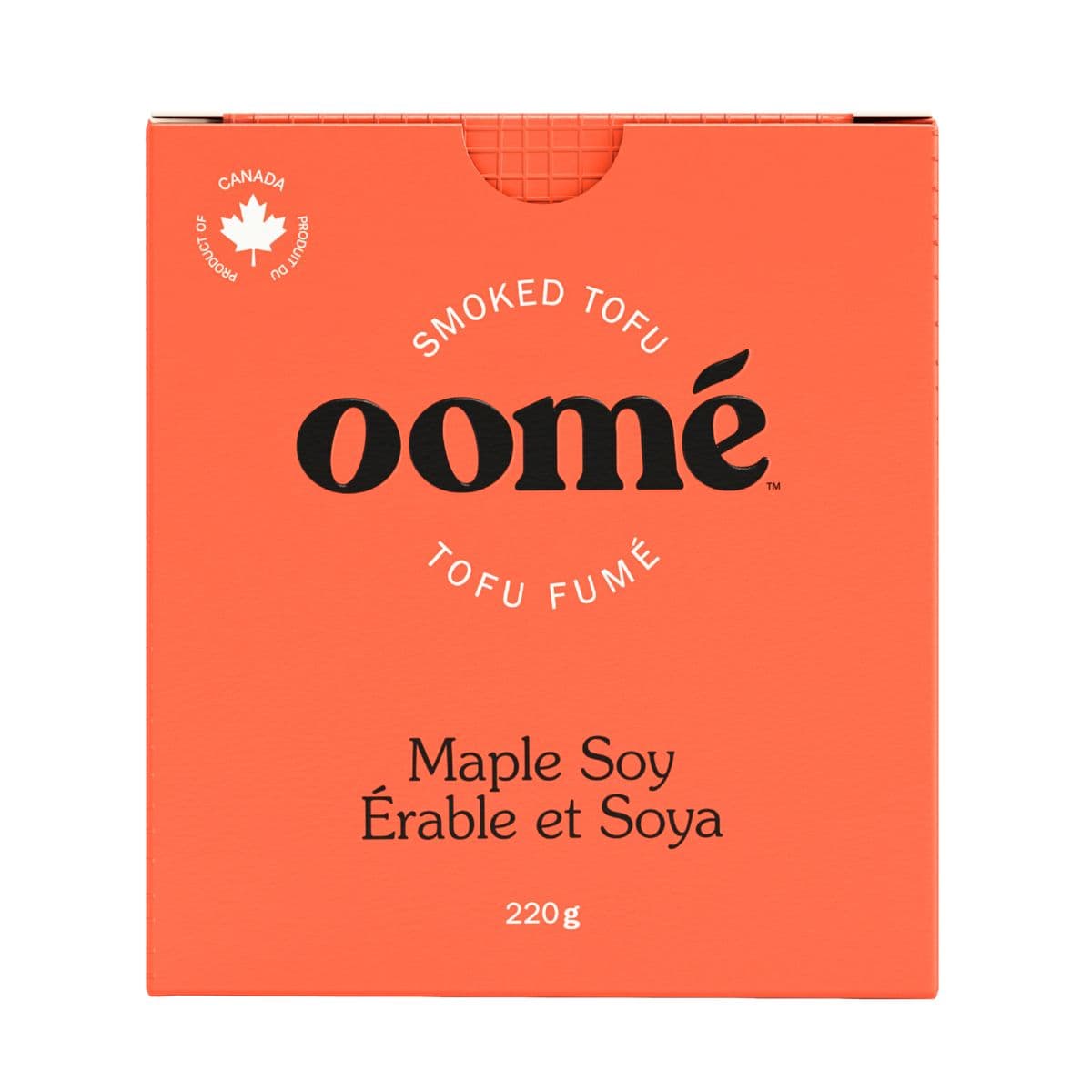 Oomé Smoked Tofu Maple Soy, 220 g