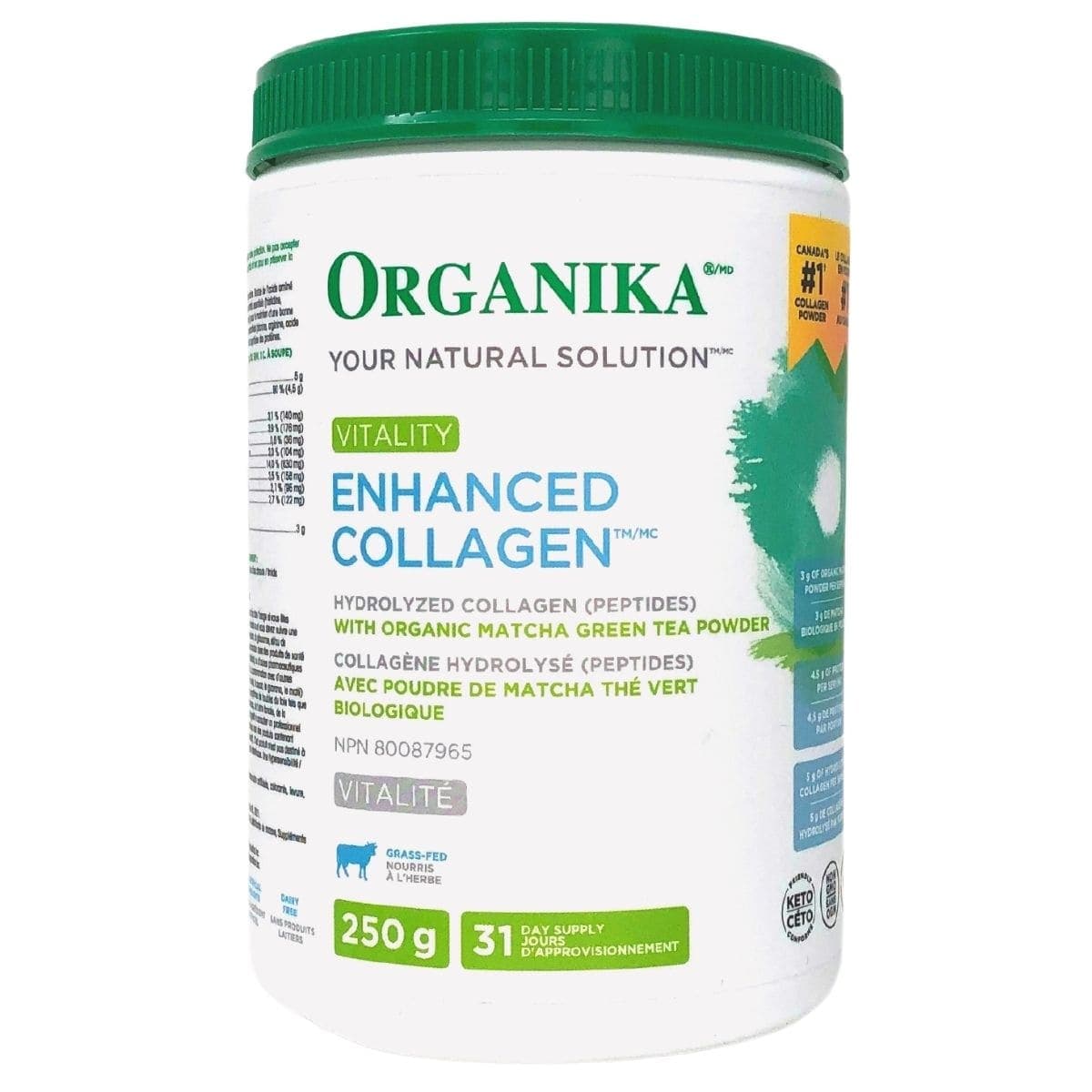Organika Enhanced Collagen Vitality, 250g