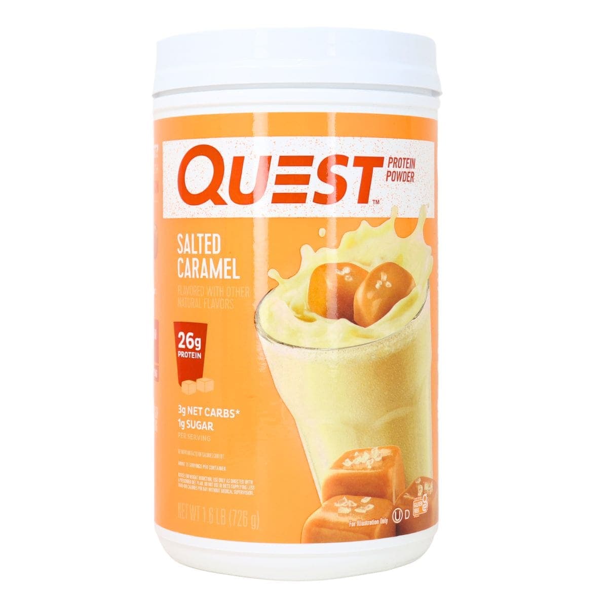 Quest Whey &amp; Casein Blend Protein Powder Salted Caramel, 1.6lb