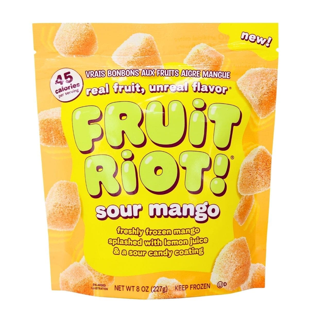 Fruit Riot Frozen Candy Sour Mango, 227g